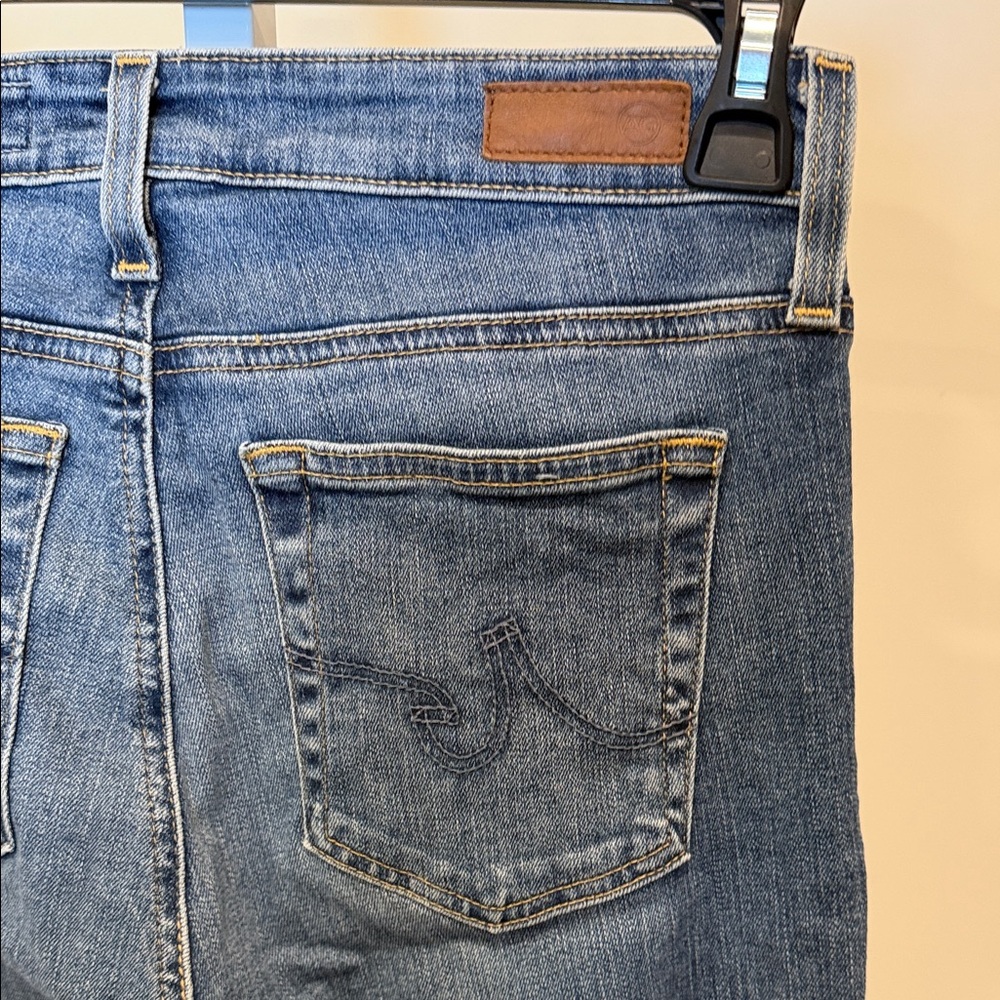 AG Adriano Goldschmied Mari High Rise Straight Jeans 27 Premium Stretch Denim - Picture 7 of 7